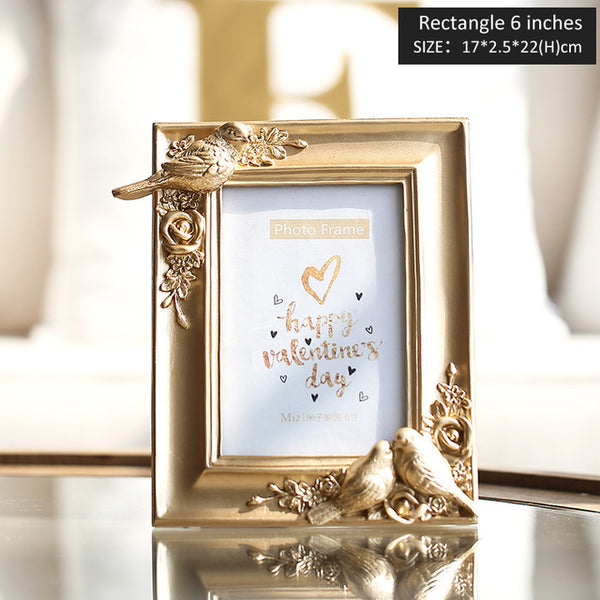 Miz Home 1 Piece Gold Photo Frame - Different Shapes