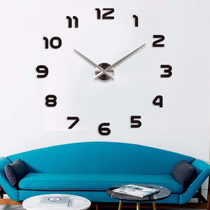 3D Big Sized Wall Clock