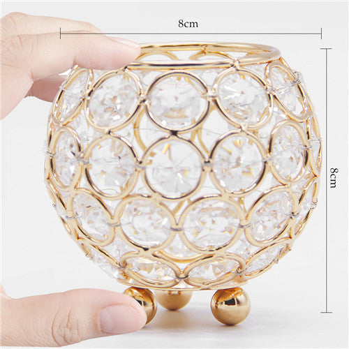 Crystal Tea Light Candle Holders