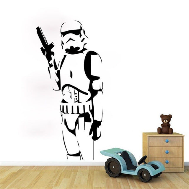 DIY Star Wars Character Wall Stickers