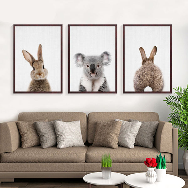 Kawaii & Rabbit Art Prints Poster