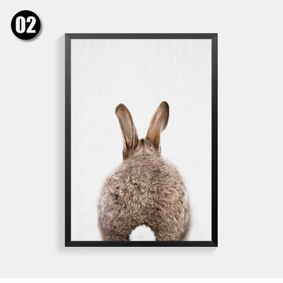Kawaii & Rabbit Art Prints Poster