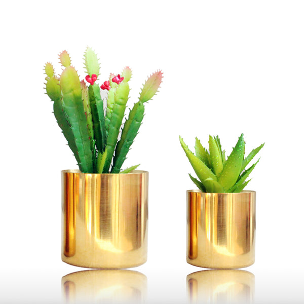 Plating Gold/Silver Ceramic Vase