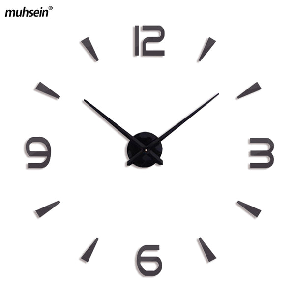 Acrylic Metal Mirror Big Wall Watches