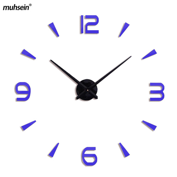 Acrylic Metal Mirror Big Wall Watches